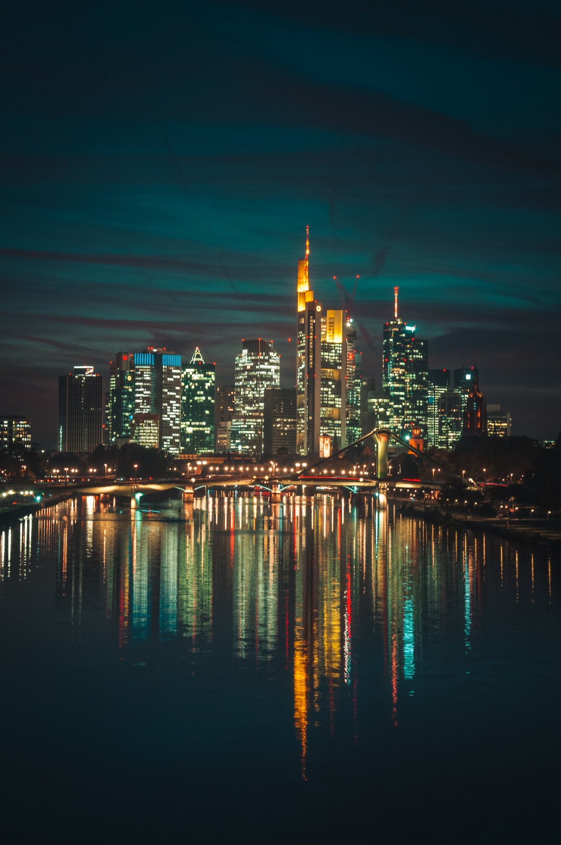 Photo of City Buildings During Night